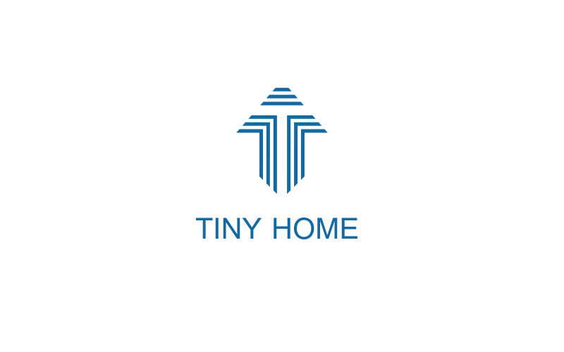 Tiny Home Logo - Monogram T Letter