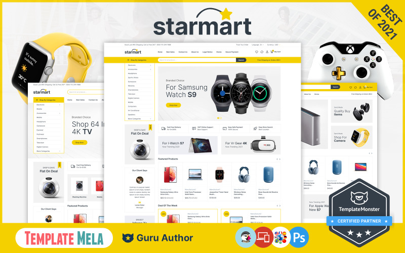 Starmart - téma obchodu s elektronikou Prestashop