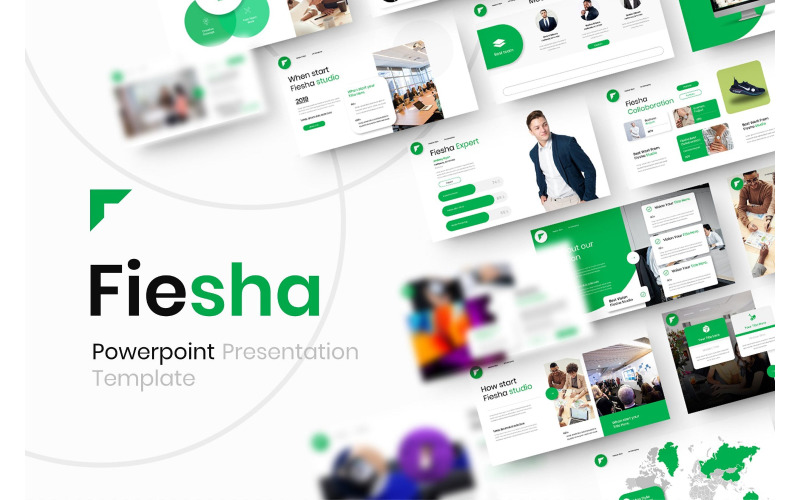 Fiesha - Modèle PowerPoint d'entreprise