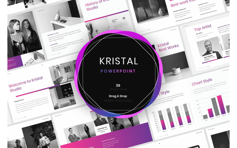 Kristal – Business PowerPoint Template