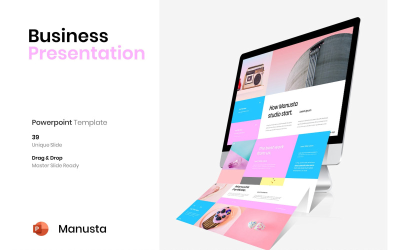 Manusta – Business Powerpoint-Vorlage