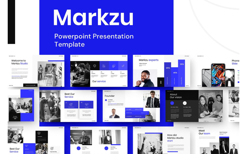 Markzu – Business PowerPoint-Vorlage