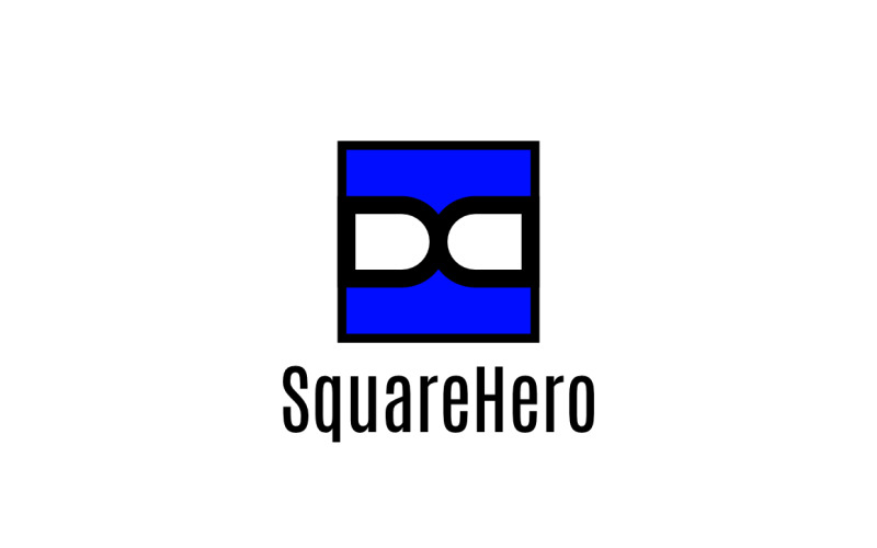 Square Hero Logo -- Simple