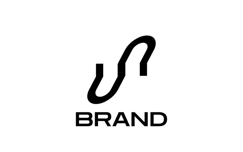 Unique Bold Letter S Logo