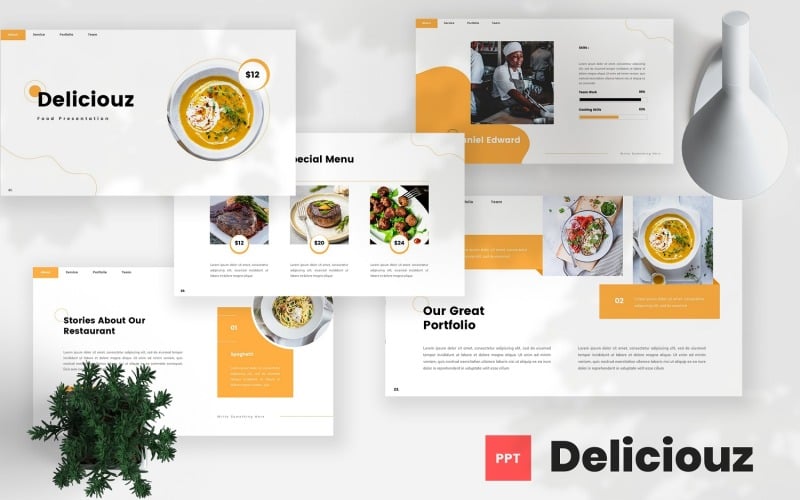 Deliciouz - 食物 PowerPoint 模板