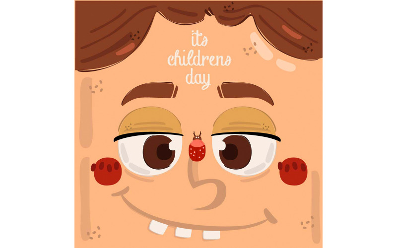 Felice Giornata Universale dei Bambini Illustrazione