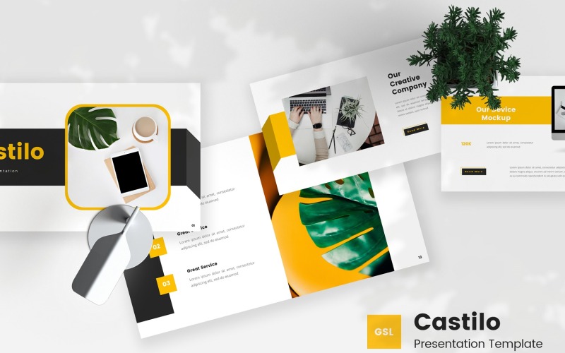 Castilo - Plantilla creativa de diapositivas de Google