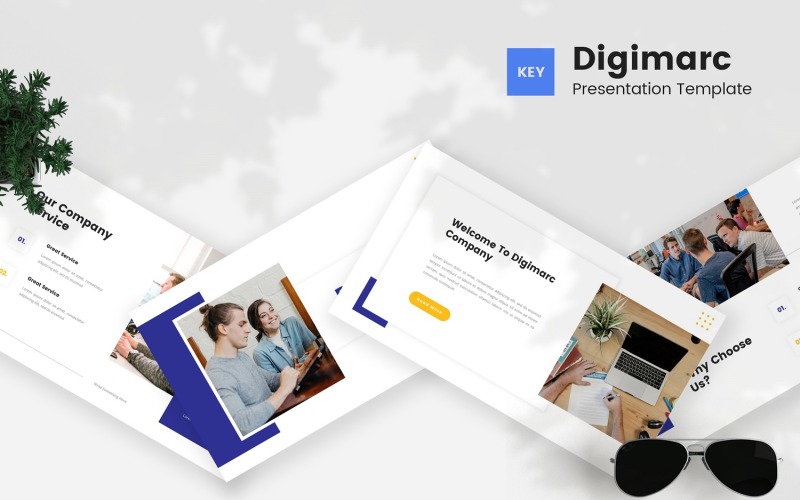 Digimarc — Keynote-Vorlage für digitales Marketing