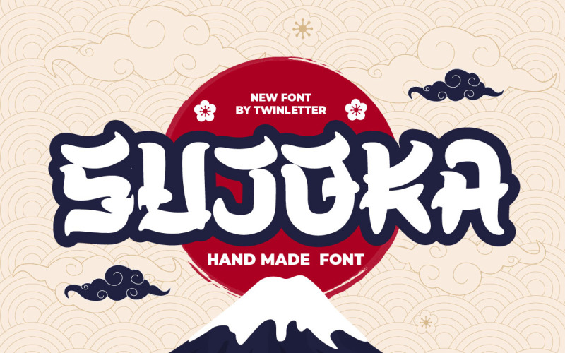 SUJOKA Japanese Style betűtípus