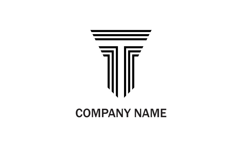 Szablon Logo Filar Litera T