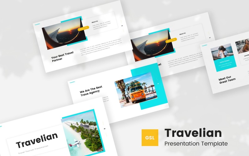 Travelian - Travel Google Slides -mall