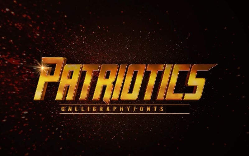 Patriotics Super Hero Font