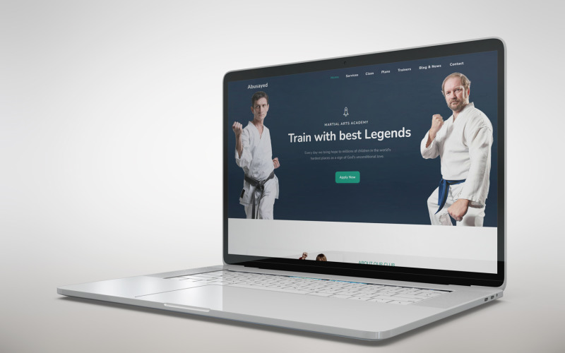 Abusayed - Martial Arts Landing Page Template