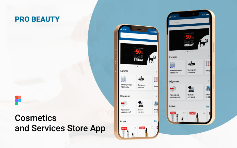 Mobil Uygulama Pro Beauty Ui Kit Figma Ve Photoshop