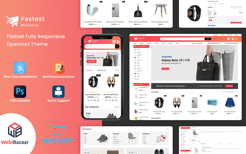 Snabbast - Multipurpose MarketPlace OpenCart Store