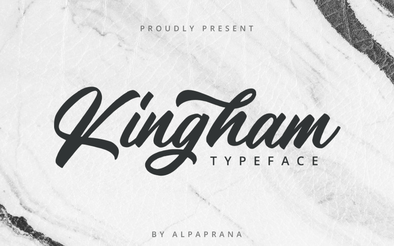 Kingham - рукописный шрифт