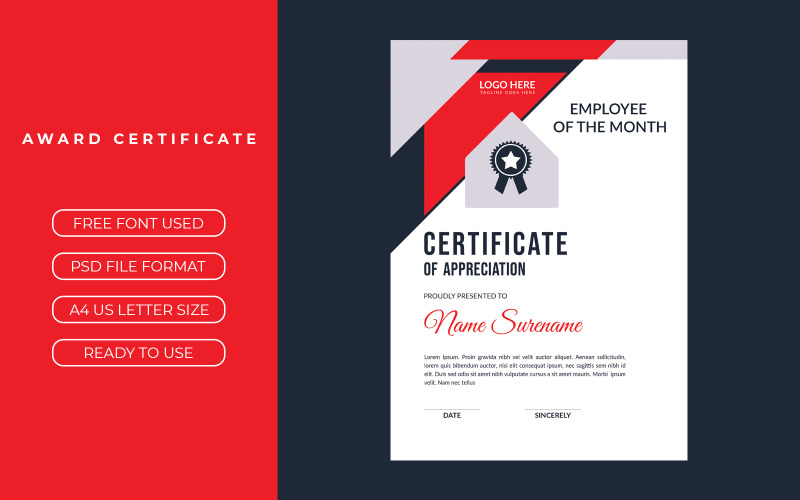 Smith Certificate Template