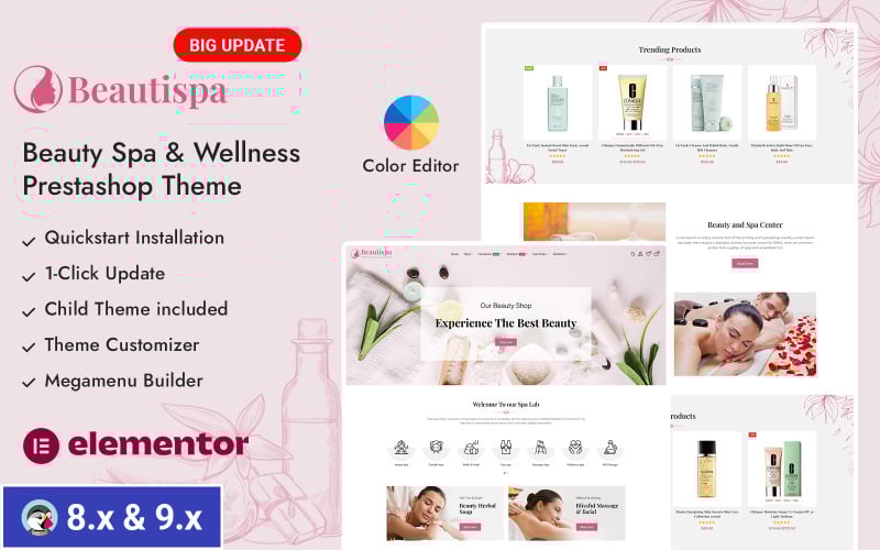 Beautispa - Health & Beauty Store Prestashop 响应式主题