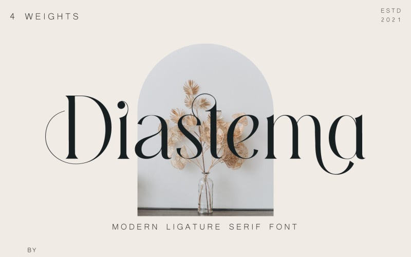Diastema – Modern Ligatür Yazı Tipi