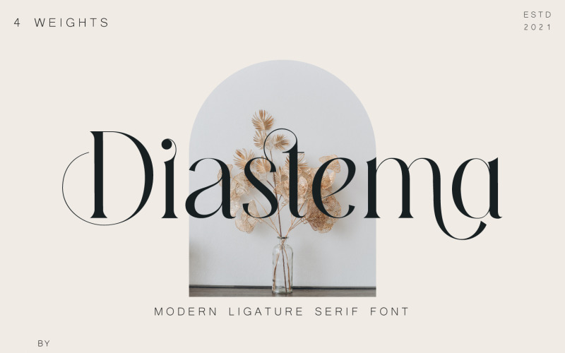 Diastema - Modern Ligature betűtípus