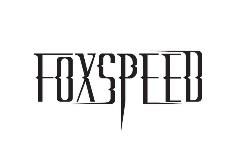 Foxspeed moderne Display-Schriftart