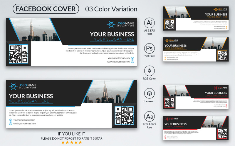 Immobilier Facebook Cover Design Réseaux Sociaux