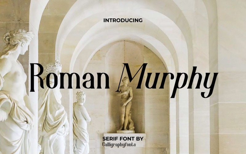 Roman Murphy Serif Luxuriöse Schriftart