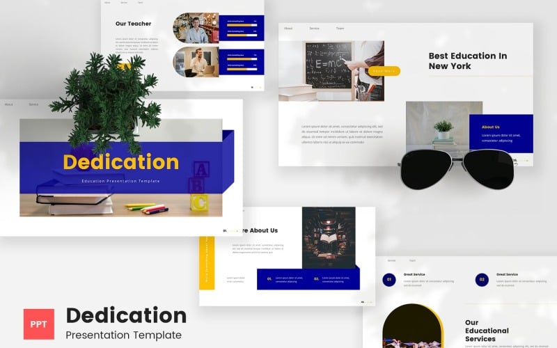 Dedication — Education Powerpoint Template