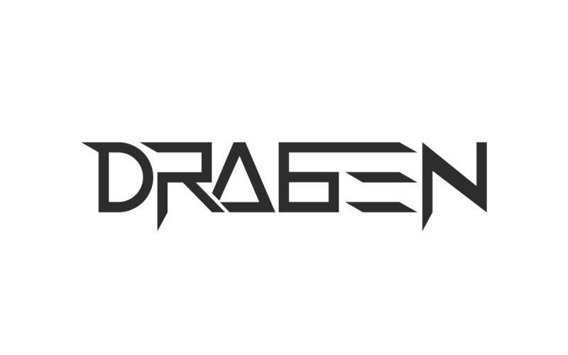 Dragen未来派现代字体