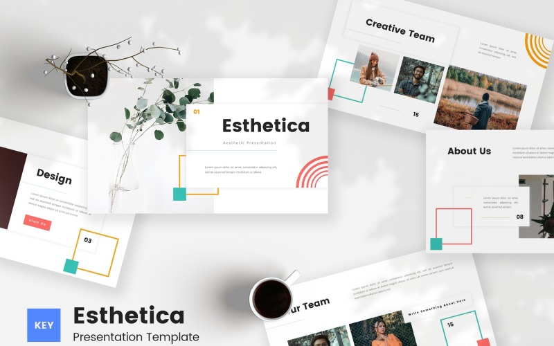 Esthetica — Aesthetic Keynote Template TemplateMonster