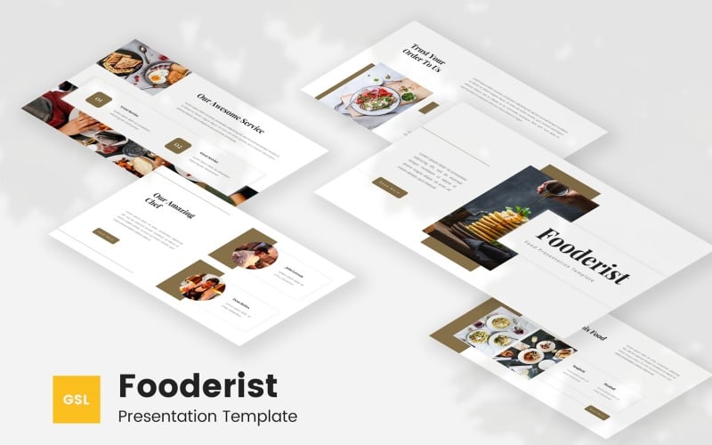 Fooderist - Modello di presentazione Google di cibo