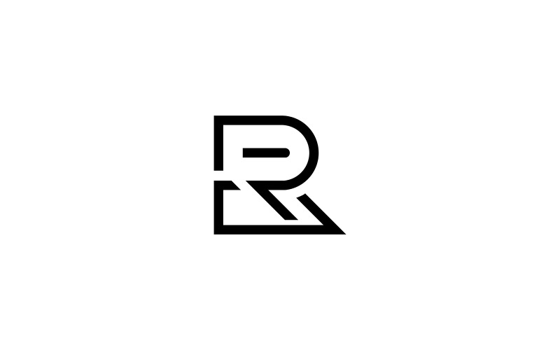 Letter R Logo Icon Design Template Elements