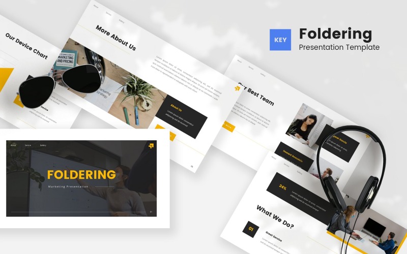 Ordner – Marketing-Keynote-Vorlage