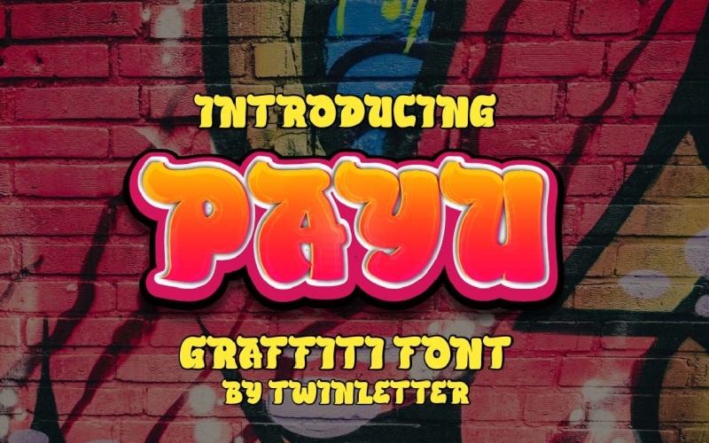 Payu – Graffiti stílusú betűtípus megjelenítése