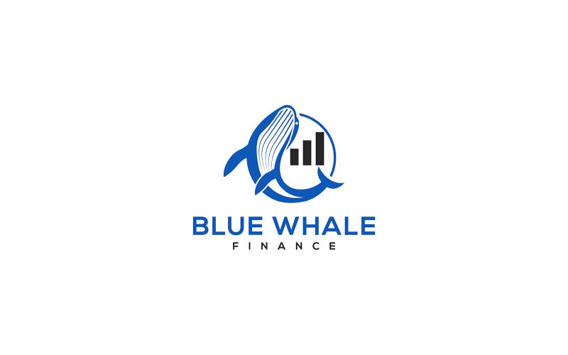 Blue Whale Capital Modern Logo Design