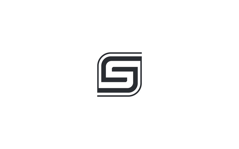 S brief Logo ontwerp Vector of CS brief Logo ontwerp bedrijfssjabloon