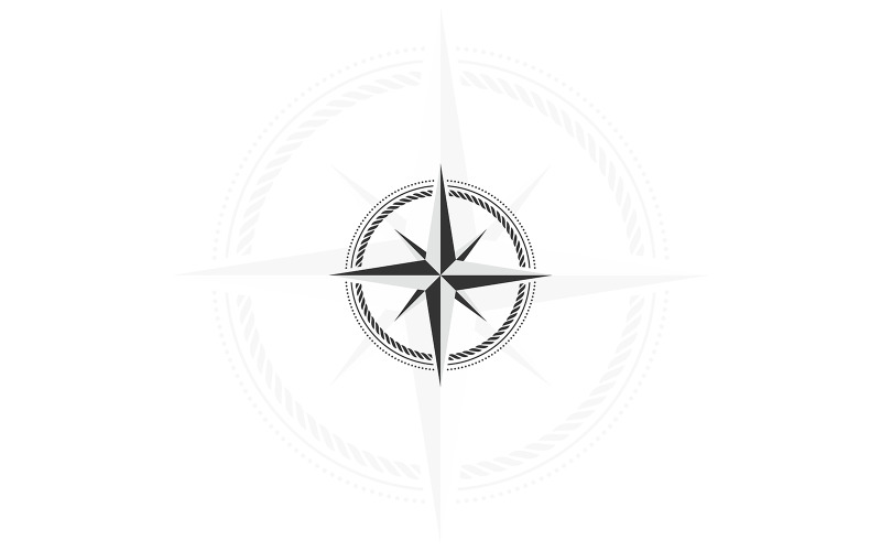 Deniz Antik Pusula Logo Tasarımı
