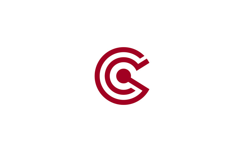 GC Lettera Logo o CG Lettera Logo Design Vector