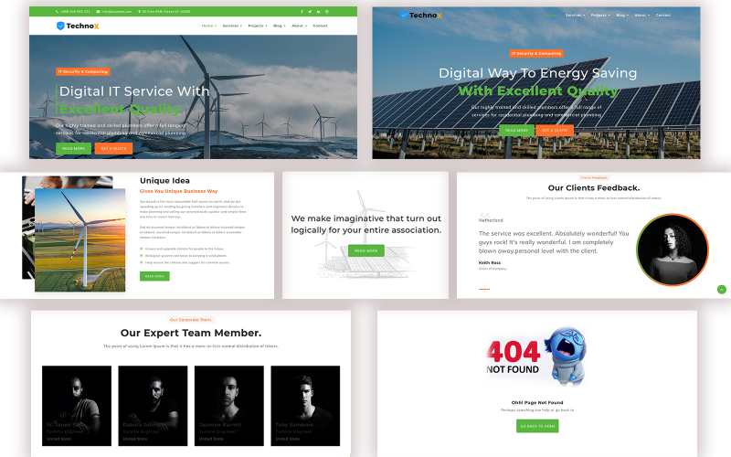 SolarWind – Solar Energy And Wind HTML5 Template