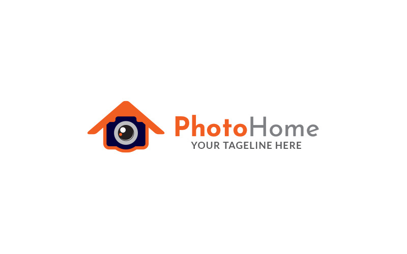 Шаблон дизайна логотипа фото дома