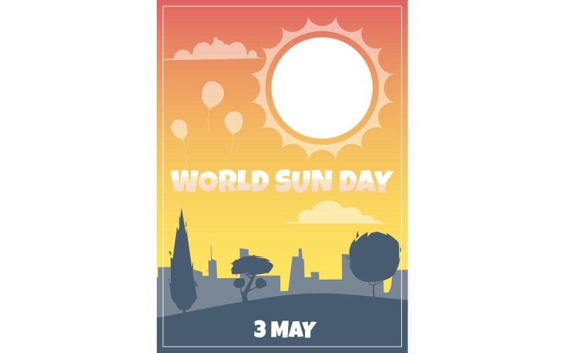 Sun Day Card 210151144 Koncepcja ilustracji wektorowych