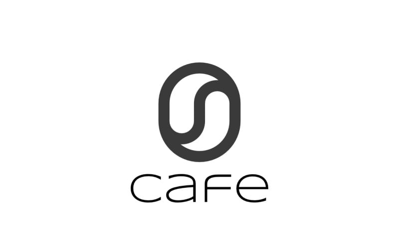 Clever Letter S Coffee Cafe Logo