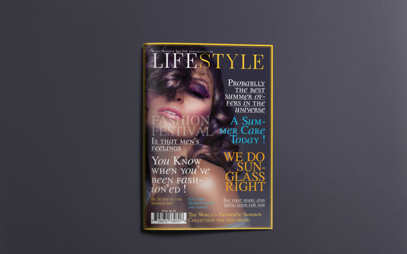 Lifestyle-Magazin-Vorlage Nr. 04