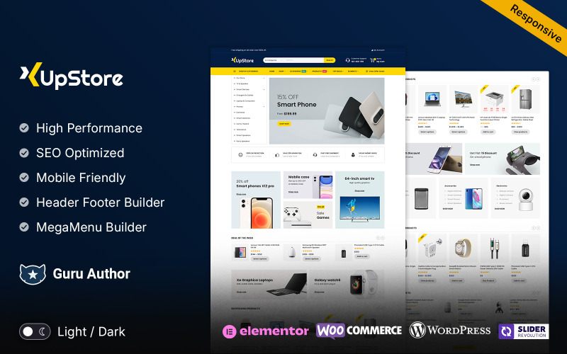 UpStore - Mega Shop 多功能 WooCommerce 商店