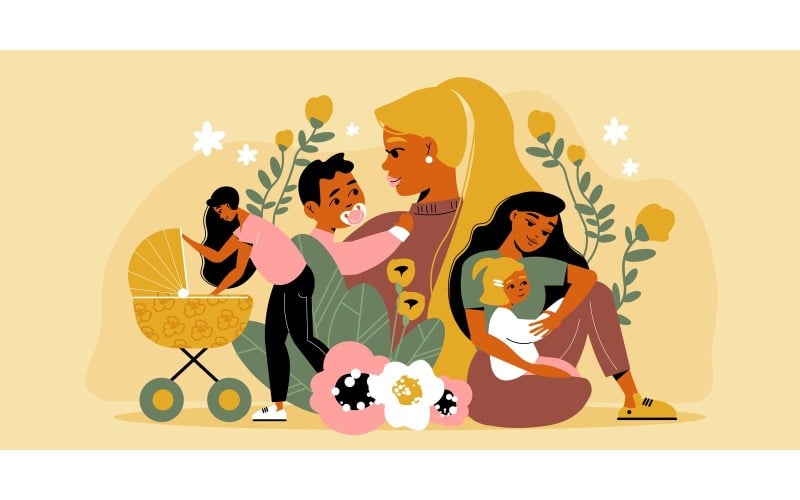 Mothers Day 210160511 Vector Illustration Concept
