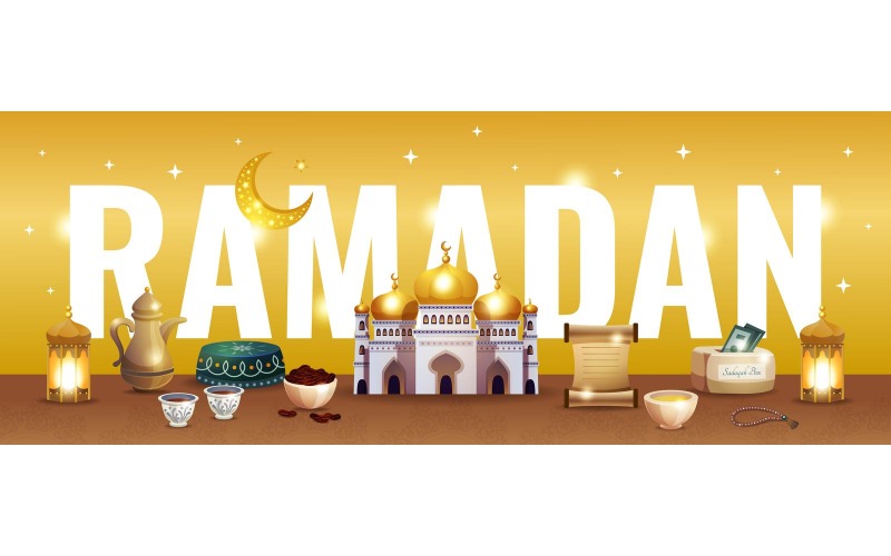 Ramazan Çizimi 210100312 Vektör Çizim Konsepti