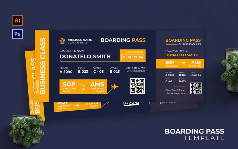 Expedition Flight Boarding Pass