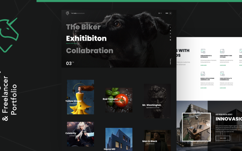 Unicord | Creative Portfolio for Freelancers & Agencies WordPress Theme