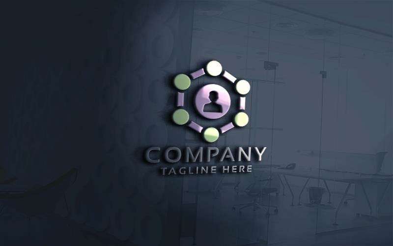 Business Connect Logo Vector #213076 - TemplateMonster