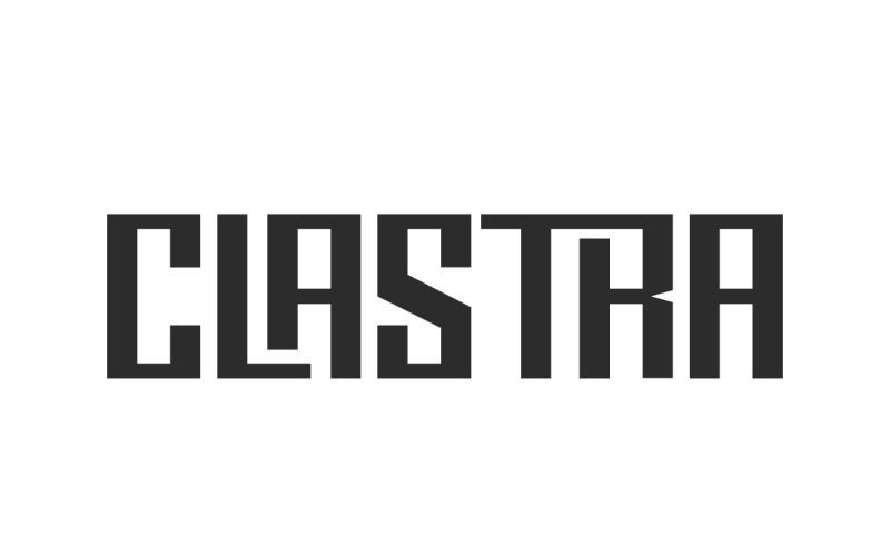 Clastra Modern Display-lettertype